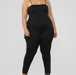 Fashion Nova Monae Cargo Jumpsuit